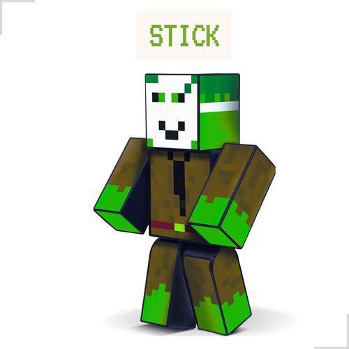 Imagem de Boneco Minecraft Stick 25CM - Algazarra