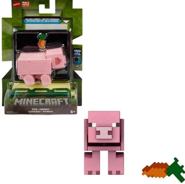 Imagem de Boneco Minecraft Vanilla 8 Cm Monte o Portal GTP08 - Mattel