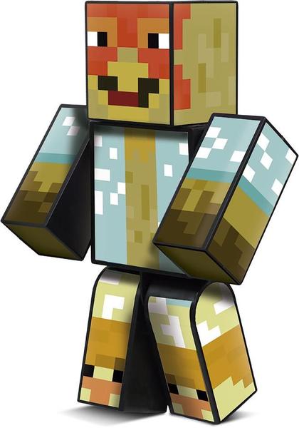 Boneco Minecraft Zé Galo 25CM Algazarra Turma do Problems - ALGAZARRA BRINQUEDOS Imagem de Boneco Minecraft Zé Galo 25CM Algazarra Turma do Problems