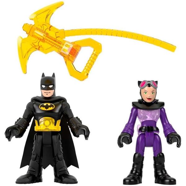 Imagem de Boneco Mini Figura Imaginext DC Batman e Mulher Gato M5645 Mattel