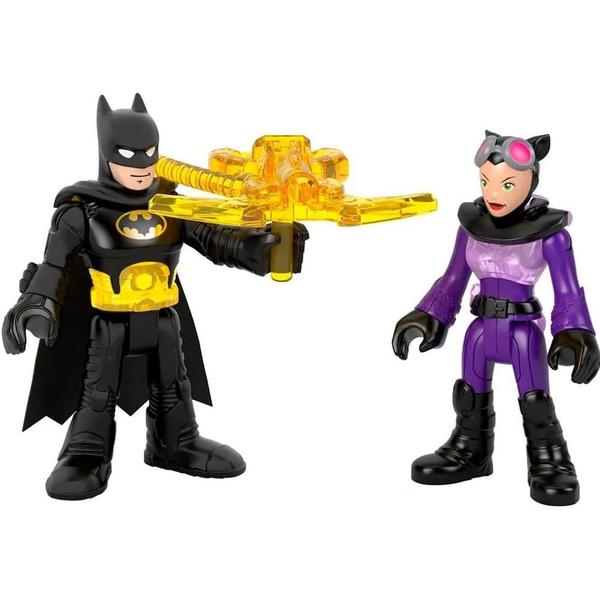 Imagem de Boneco Mini Figura Imaginext DC Batman e Mulher Gato M5645 Mattel