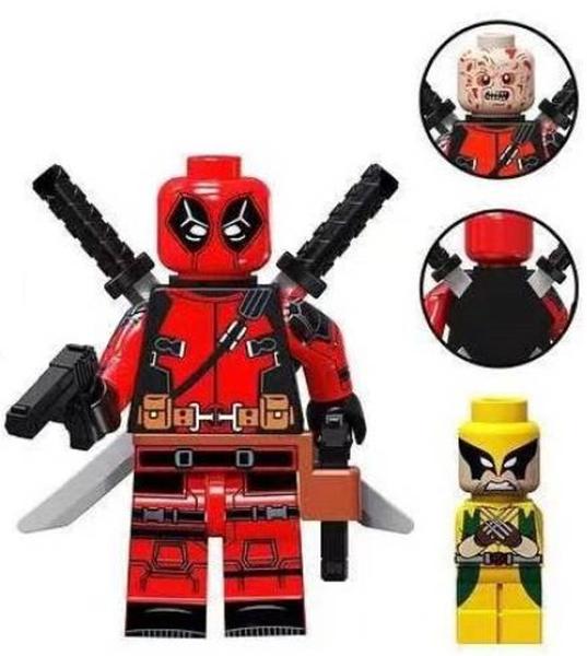 Imagem de Boneco Minifigura Deadpool Vermelho