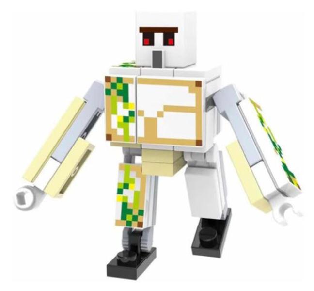 Imagem de Boneco Minifigure Blocos De Montar Iron Golem Minecraft