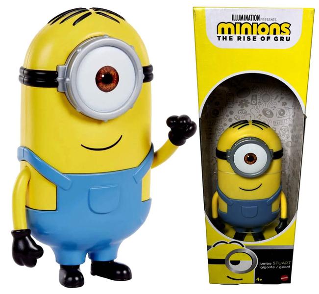 Imagem de Boneco Minion Personagem Stuart - Amarelo - Meu Malvado Favorito - Minions - Mattel Brinquedos