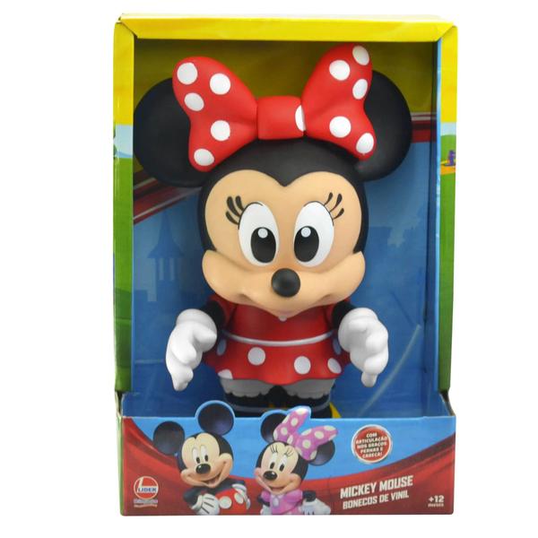 Imagem de Boneco Minnie Baby De Vinil Disney - Lider Brinquedos