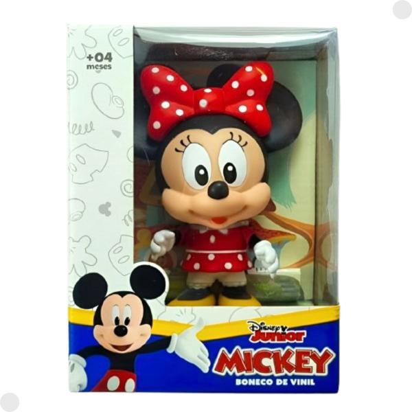 Imagem de Boneco Minnie Mickey E Amigos Disney Jr Vinil 12Cm 3294 - Lider