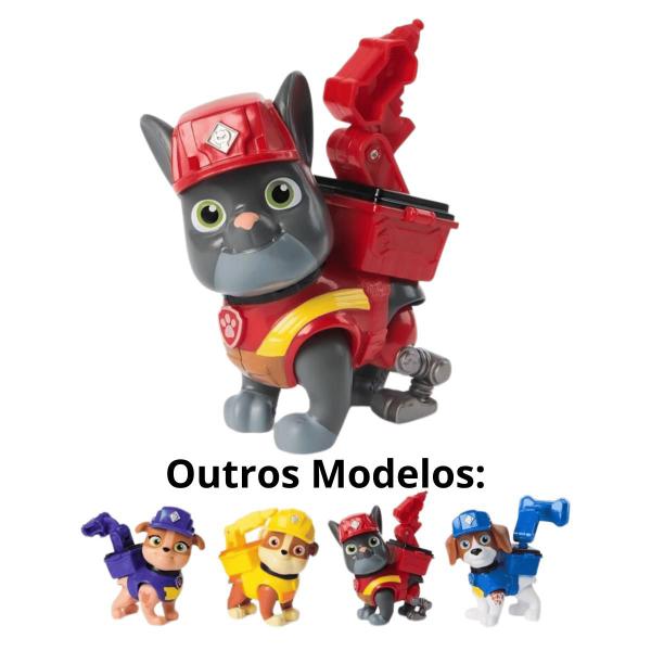 Boneco Mix Patrulha Canina Rubble e Crew Sunny - Sunny Brinquedos Imagem de Boneco Mix Patrulha Canina Rubble e Crew Sunny