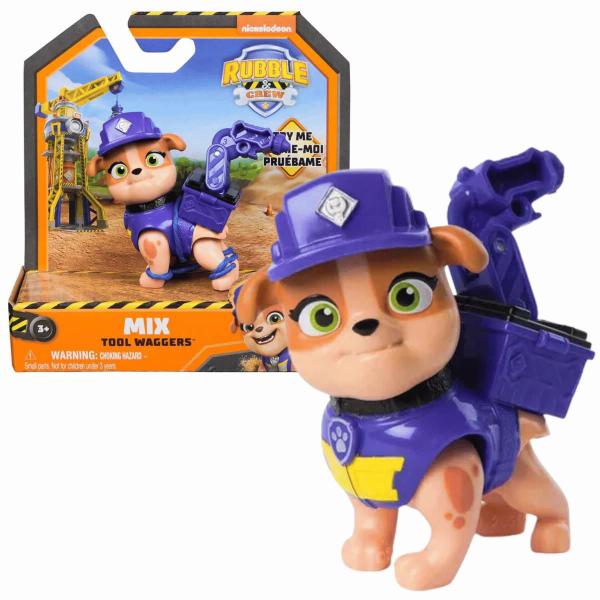 Boneco Mix Patrulha Canina Rubble e Crew Sunny - Sunny Brinquedos Imagem de Boneco Mix Patrulha Canina Rubble e Crew Sunny