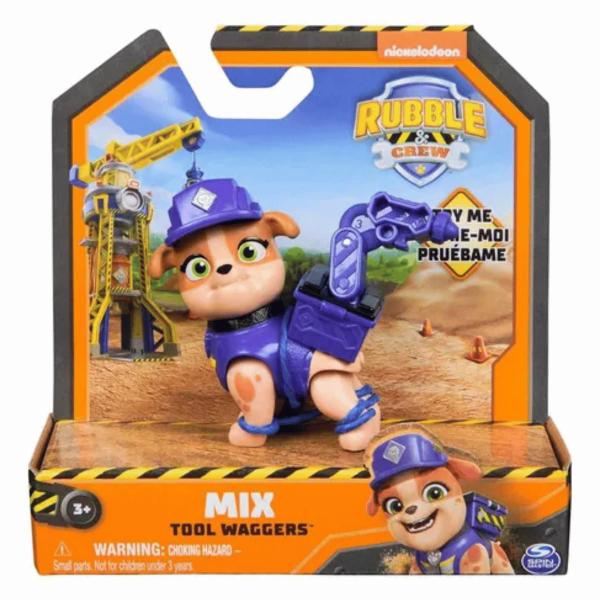 Boneco Mix Patrulha Canina Rubble e Crew Sunny - Sunny Brinquedos Imagem de Boneco Mix Patrulha Canina Rubble e Crew Sunny