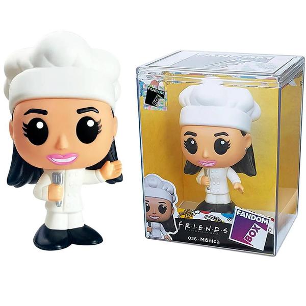 Imagem de Boneco Monica 12cm Fandom Box Friends Vinil Colecionável - Lider Brinquedos