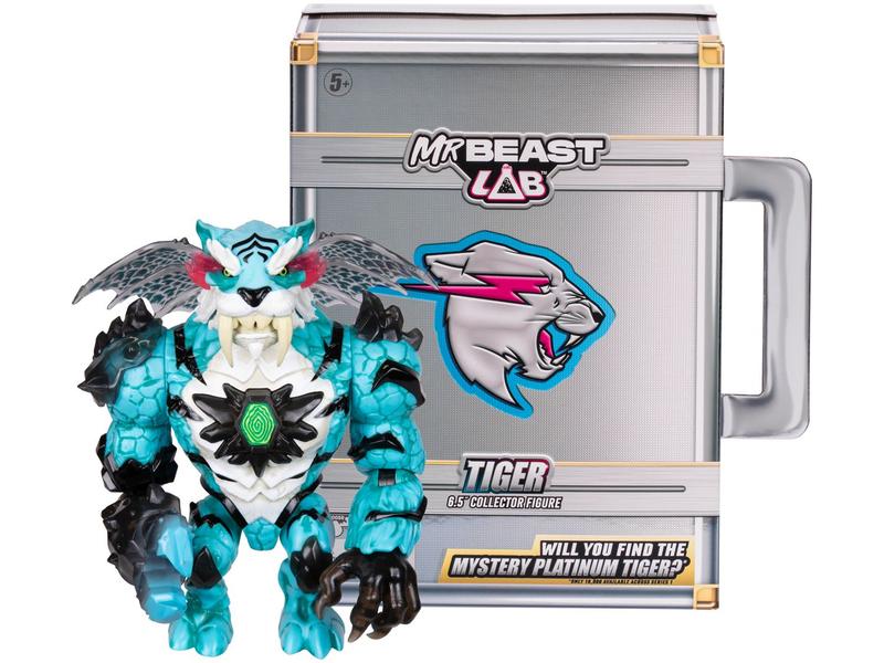 Imagem de Boneco MrBeast Lab Tigre 16cm Candide 