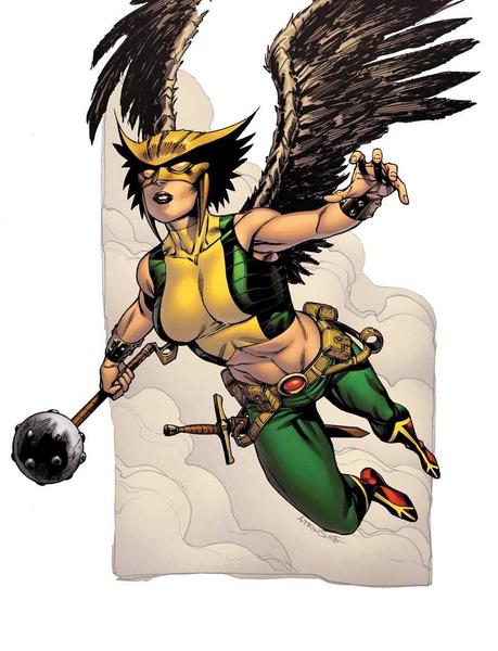 Imagem de Boneco Mulher Gavião Hawkgirl Liga da Justiça XxRay