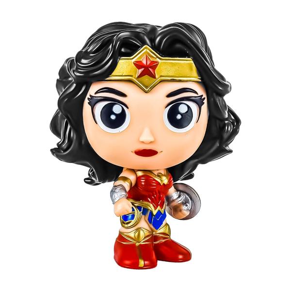 Imagem de Boneco Mulher Maravilha Colecionável Fandom Box 043 DC Liga Da Justiça Líder Brinquedos