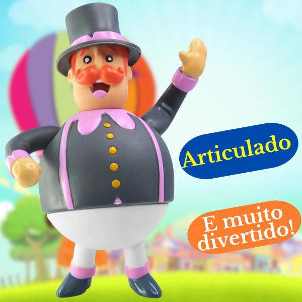 Imagem de Boneco Mundo Bita Infantil Feito Em Vinil Original Articulado 14cm Desenho Crianças Líder Brinquedos