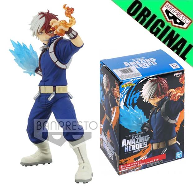 Imagem de Boneco My Hero Academia Shoto Todoroki The Amazing Heroes Vol.15 Bandai Banpresto 045557246051