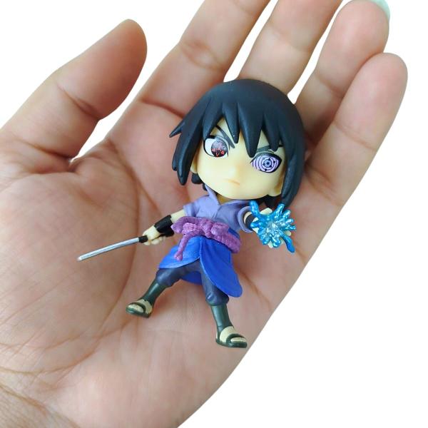 Imagem de Boneco Naruto Chibi Masters Bandai Sasuke - F0105-6 Fun