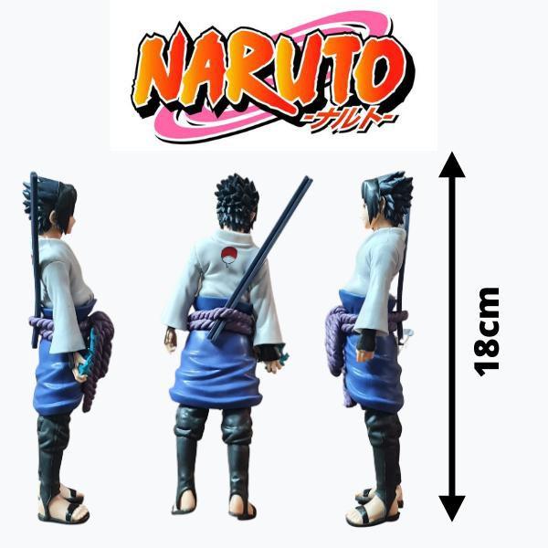 Imagem de Boneco Naruto - Sasuke Uchiha - Action Figure 18cm