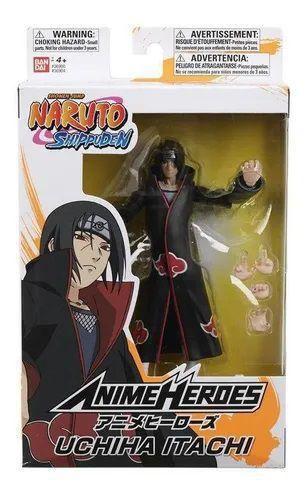 Imagem de Boneco Naruto Shippuden Anime Heroes Itachi Uchiha Bandai F0051-4