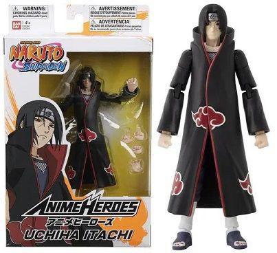 Imagem de Boneco Naruto Shippuden Anime Heroes Itachi Uchiha Bandai F0051-4