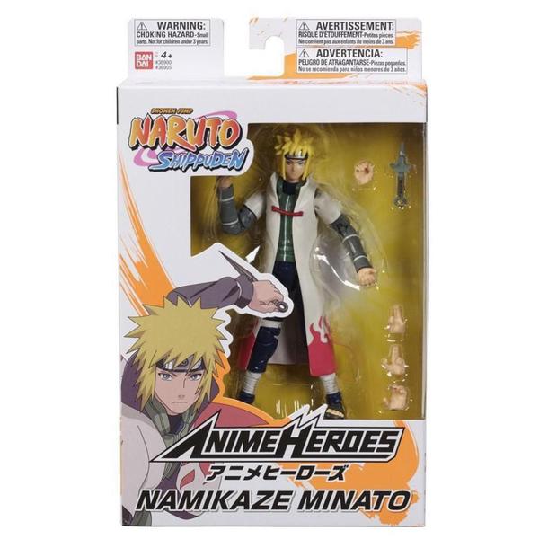 Imagem de Boneco Naruto Shippuden Anime Heroes Namikaze Minato Bandai