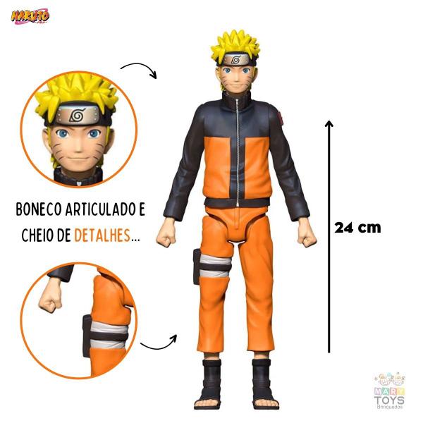 Imagem de Boneco Naruto Shippuden Série De Mangá Articulado 24cm Elka