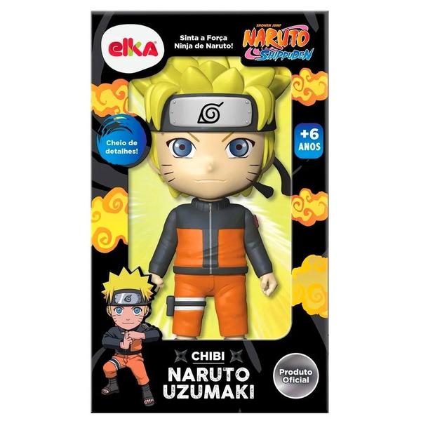 Imagem de Boneco Naruto Uzumaki Chibi de 15cm Elka