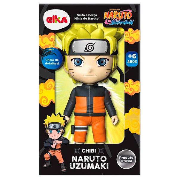 Boneco Naruto Uzumaki Chibi Figuras de Ação Série Colecionavel 14cm KZ Play Elka Imagem de Boneco Naruto Uzumaki Chibi Figuras de Ação Série Colecionavel 14cm KZ Play Elka