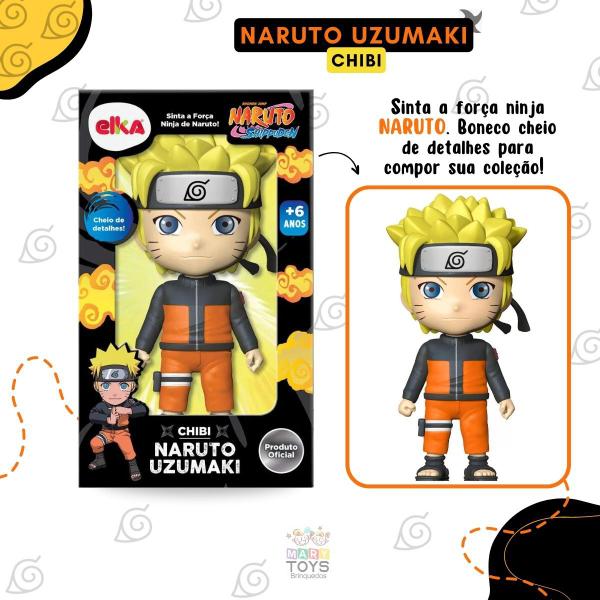 Boneco Naruto Uzumaki Chibi Figuras de Ação Série Colecionavel 14cm KZ Play Elka Imagem de Boneco Naruto Uzumaki Chibi Figuras de Ação Série Colecionavel 14cm KZ Play Elka