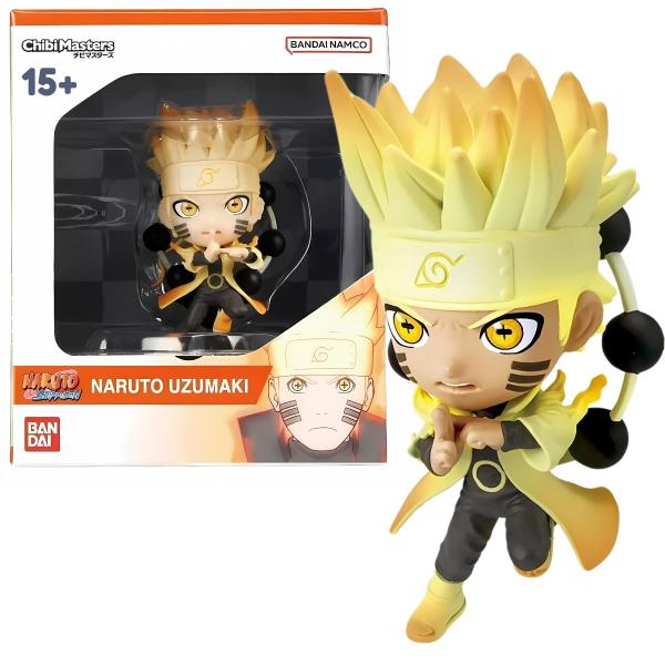 Imagem de Boneco Naruto Uzumaki Chibi Masters Figura Bandai - Fun