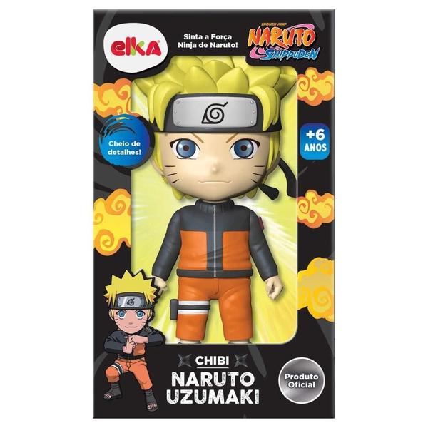 Imagem de Boneco Naruto Uzumaki Chibi - Naturo Shippuden