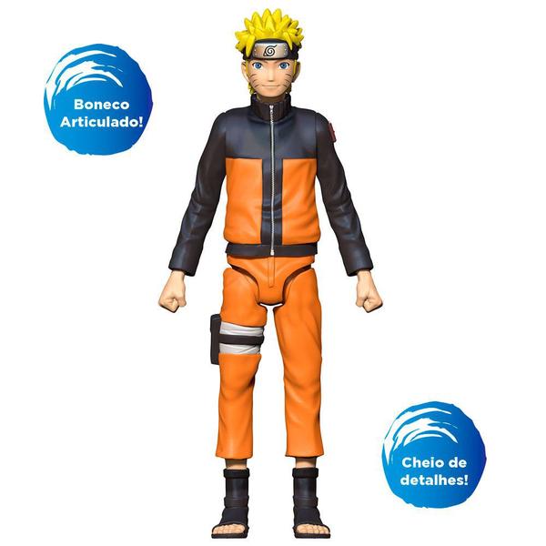 Imagem de Boneco Naruto Uzumaki -Naruto Shippuden Articulado 24 Cm