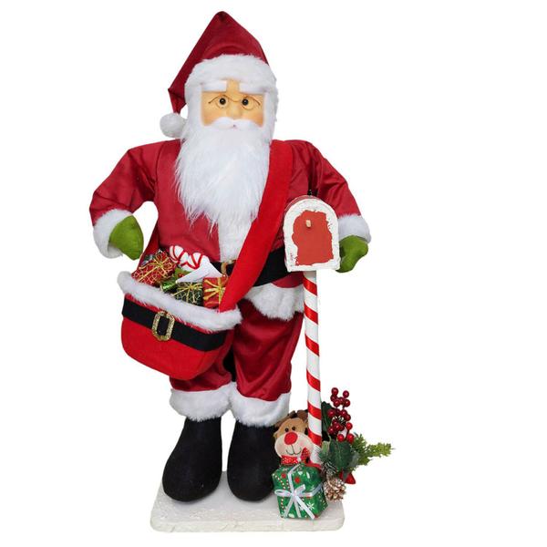 Imagem de Boneco Natal Papai Noel Carteiro 90cm