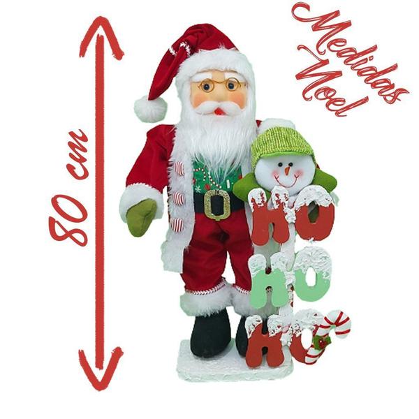 Imagem de Boneco Natal Papai Noel Hohoho 80cm