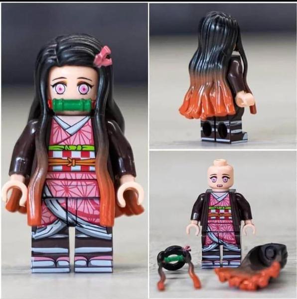 Imagem de Boneco Nezuko Kamado Demom Slayer em Bloco