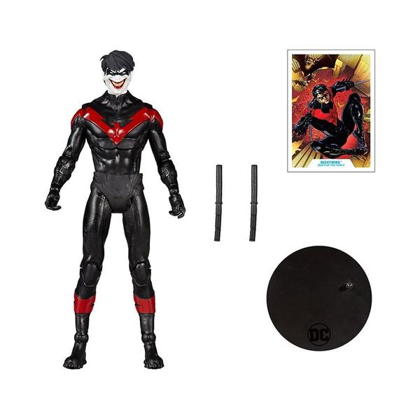 Boneco Nightwing Joker Asa Noturna Coringa McFarlane F0059-6 Fun Imagem de Boneco Nightwing Joker Asa Noturna Coringa McFarlane F0059-6 Fun