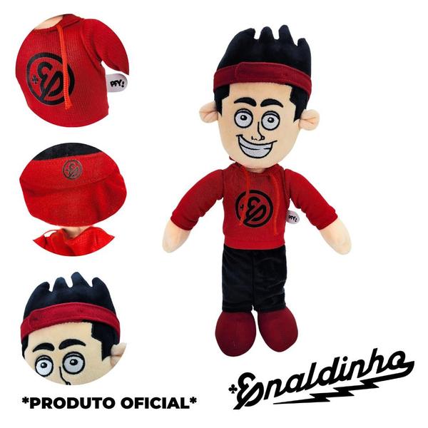 Imagem de Boneco Oficial de Pelúcia do Enaldinho Original - Algazarra