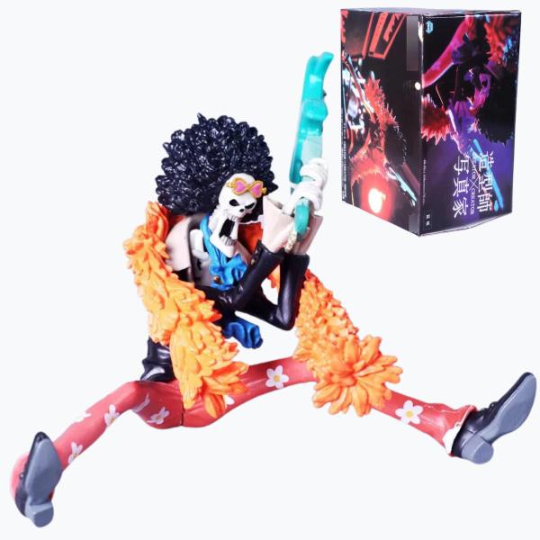 Boneco One Piece - Brook com Guitarra - Action Figure 18cm Imagem de Boneco One Piece - Brook com Guitarra - Action Figure 18cm
