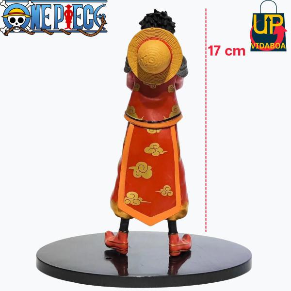 Imagem de Boneco One Piece - Luffy D Monkey 17cm Classico - action figure