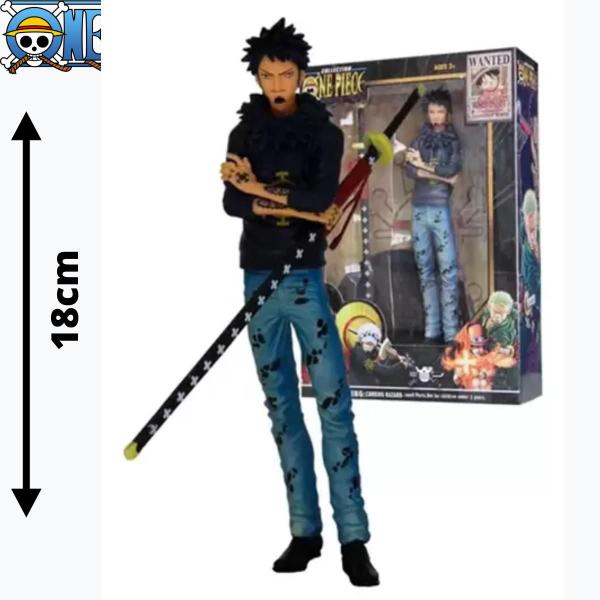 Boneco One Piece - Trafalgar Law s/capa - Action Figure 18cm Imagem de Boneco One Piece - Trafalgar Law s/capa - Action Figure 18cm