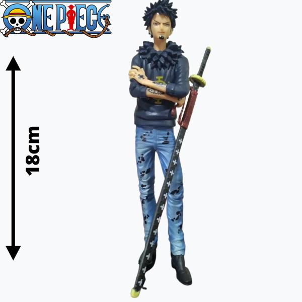 Boneco One Piece - Trafalgar Law s/capa - Action Figure 18cm Imagem de Boneco One Piece - Trafalgar Law s/capa - Action Figure 18cm