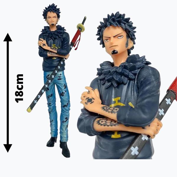 Boneco One Piece - Trafalgar Law s/capa - Action Figure 18cm Imagem de Boneco One Piece - Trafalgar Law s/capa - Action Figure 18cm
