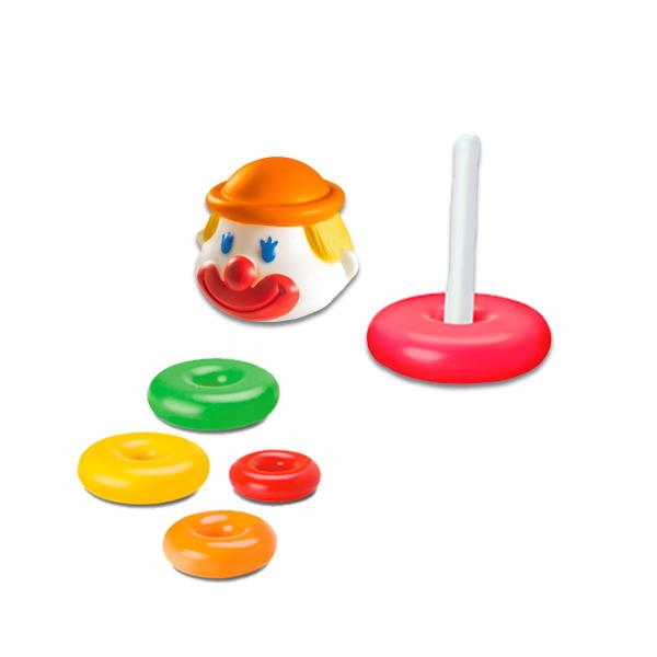 Imagem de Boneco Palhaço Sorridente Infantil Baby Play  Didático