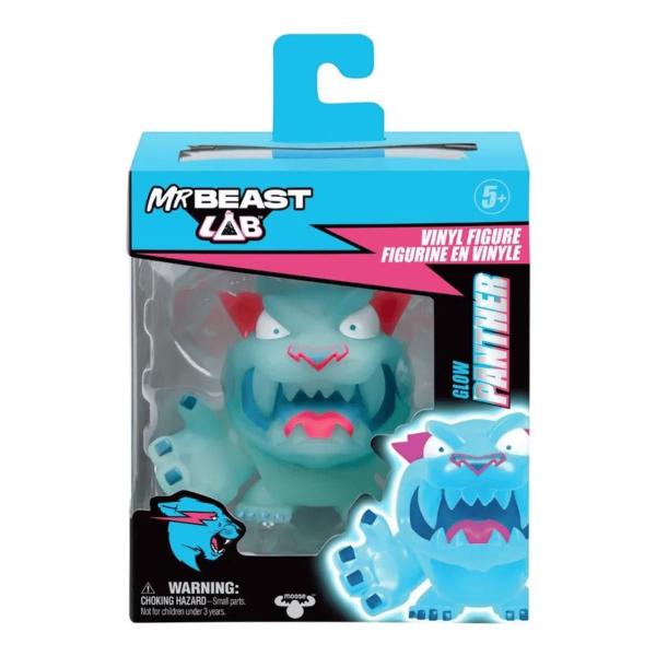 Boneco Pantera Glow De Vinil Colecionável 9cm MrbeastLab - Candide Imagem de Boneco Pantera Glow De Vinil Colecionável 9cm MrbeastLab