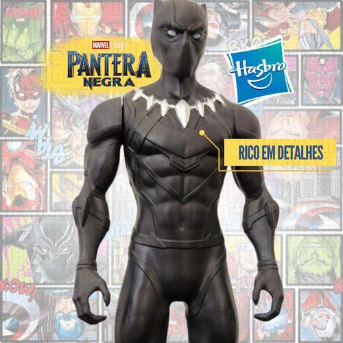 Imagem de Boneco Pantera Negra 20cm Articulado Brinquedo Vingadores