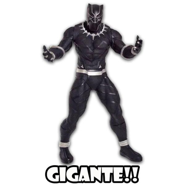 Imagem de Boneco Pantera Negra Marvel Figura Ação Gigante Articulado