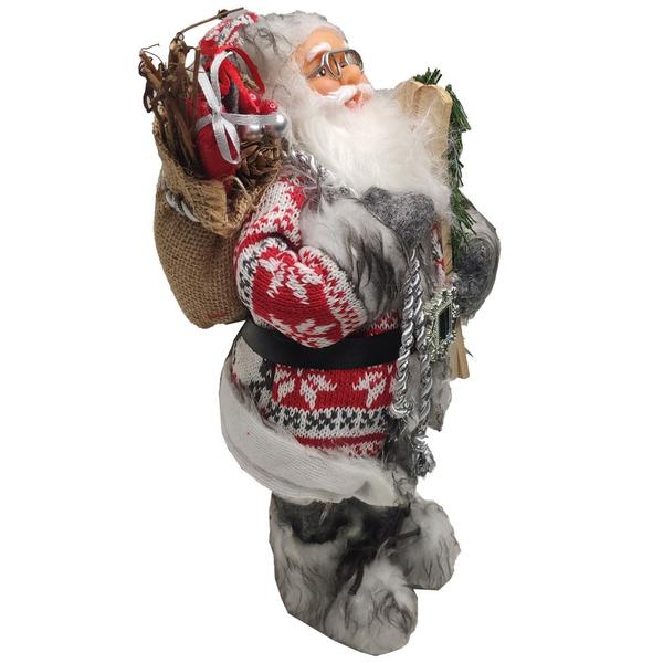 Imagem de Boneco Papai Noel 30cm Natalino Decoraçao Natal Enfeite Festa Fim do Ano Comemoraçao