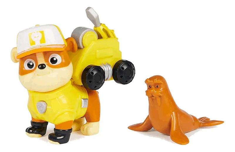 Imagem de Boneco Patrulha Canina Rubble Cachorrinho Herói - Spin Master