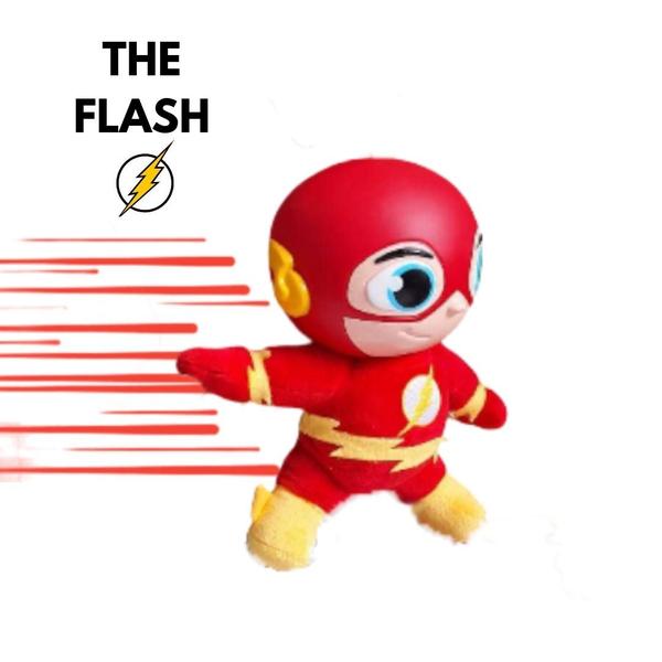 Imagem de Boneco Pelúcia Vinil Menino Menina Herói The Flash Dc Herói