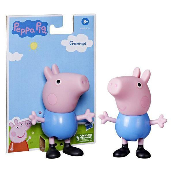 Imagem de Boneco Peppa Pig Geoge Pig Articulado 13cm Hasbro F6159