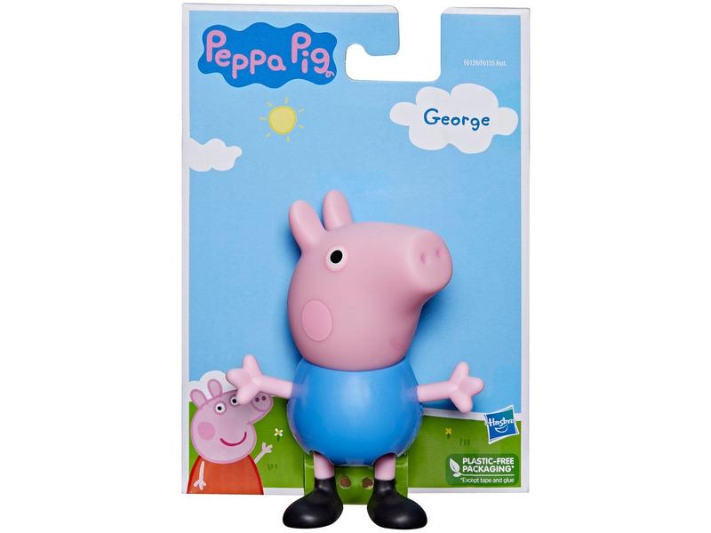 ペゴパです！ Boneco Peppa Pig Geoge Pig Articulado 13cm Hasbro F6159 - Bonecos